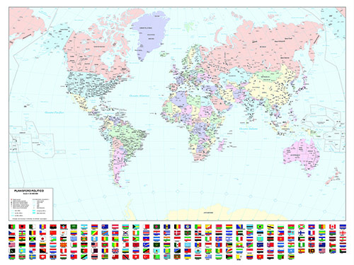 Novità le carte da parati con mappe geografiche
